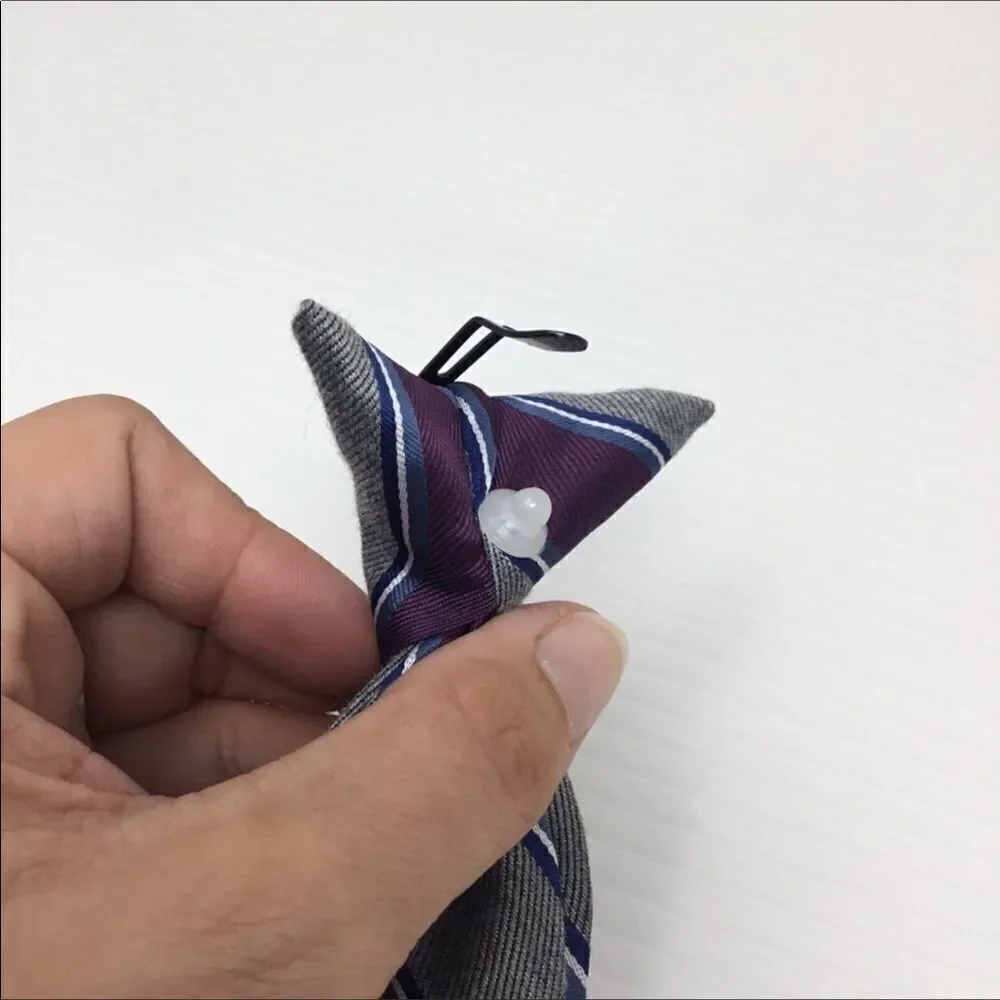 Striped Clip-On Tie (E6)